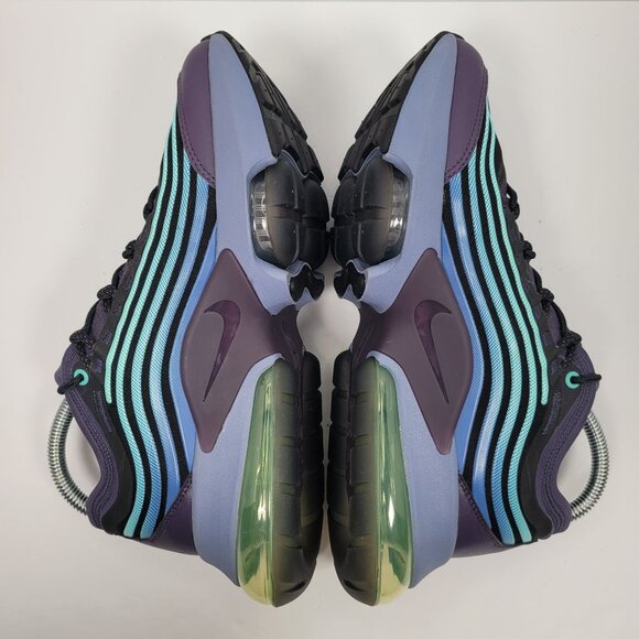 Nike Air Max ZM950 SAMPLE Men's Purple/Teal/Black Sneakers US Size 9 - Picture 6 of 9